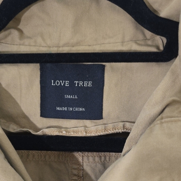 Love Tree Tan Utility Vest With Collar And Hood - Picture 3 of 7